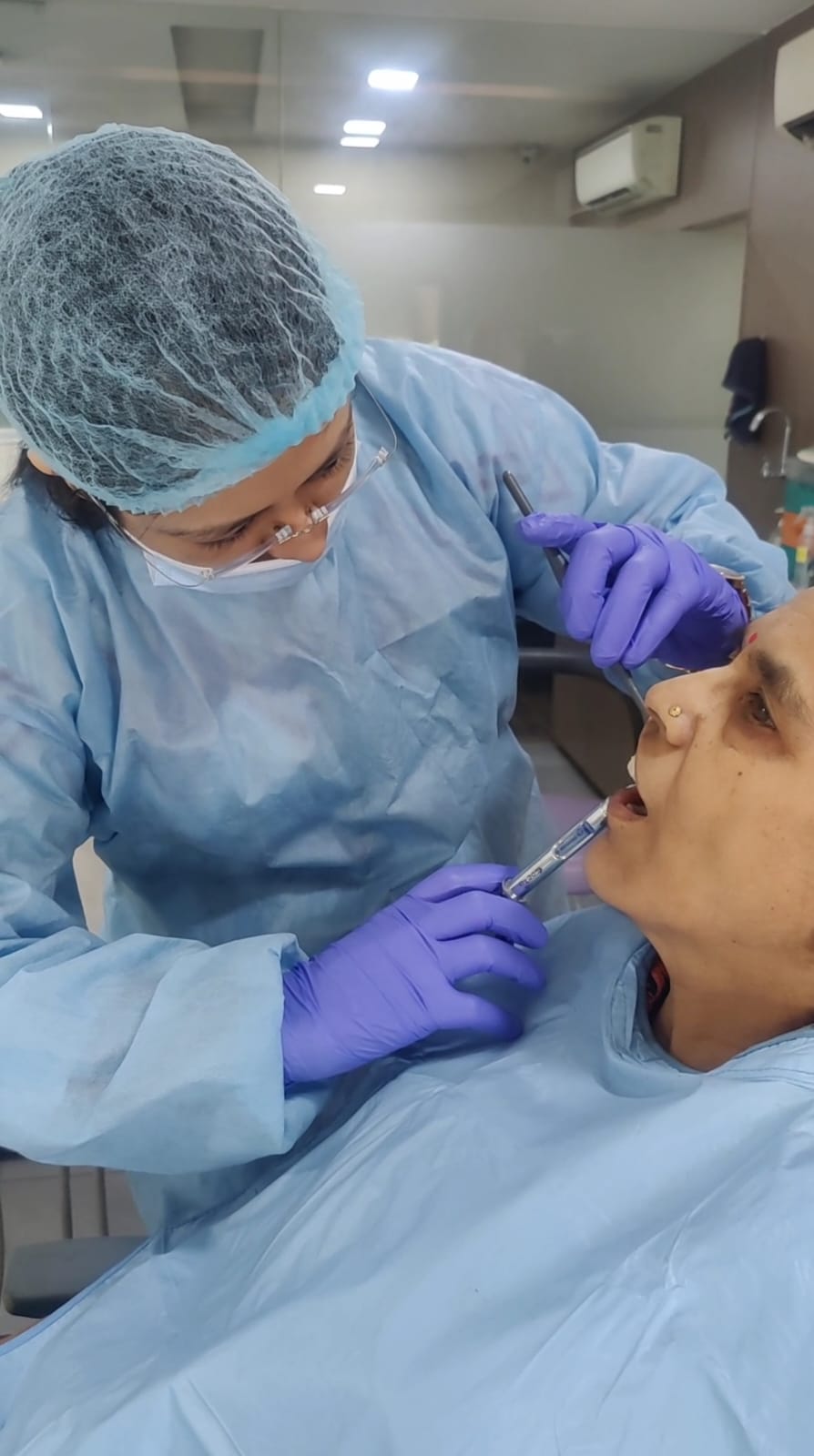 Dental procedure at The Dental Studio Indore