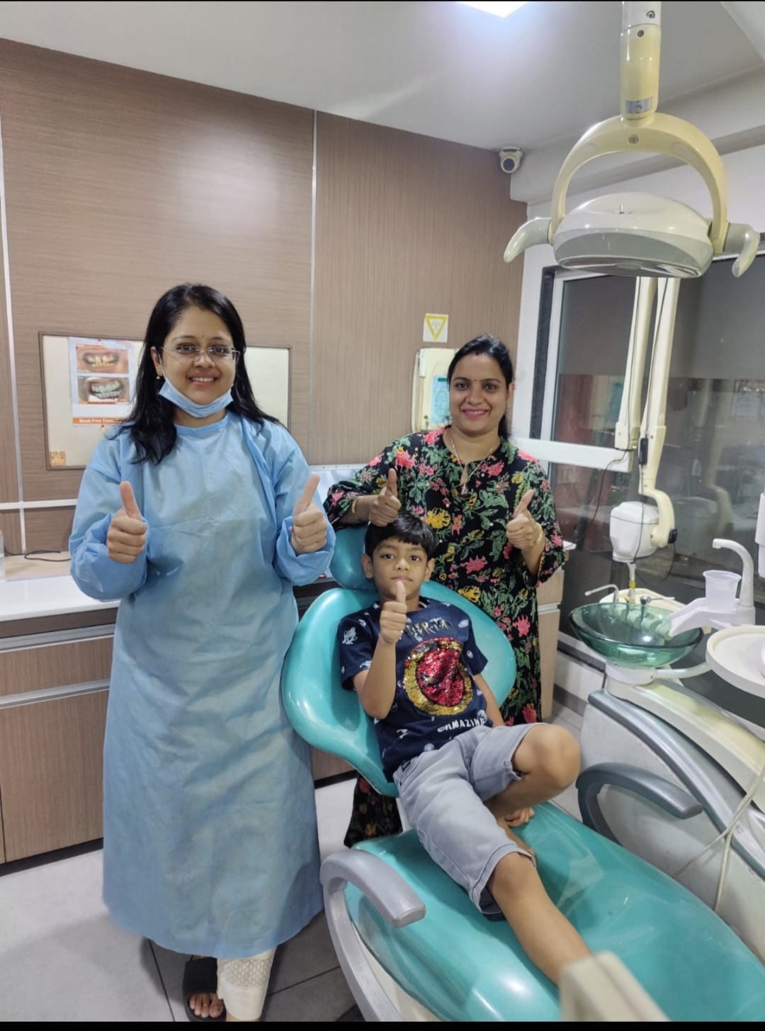 Happy family at The Dental Studio Indore