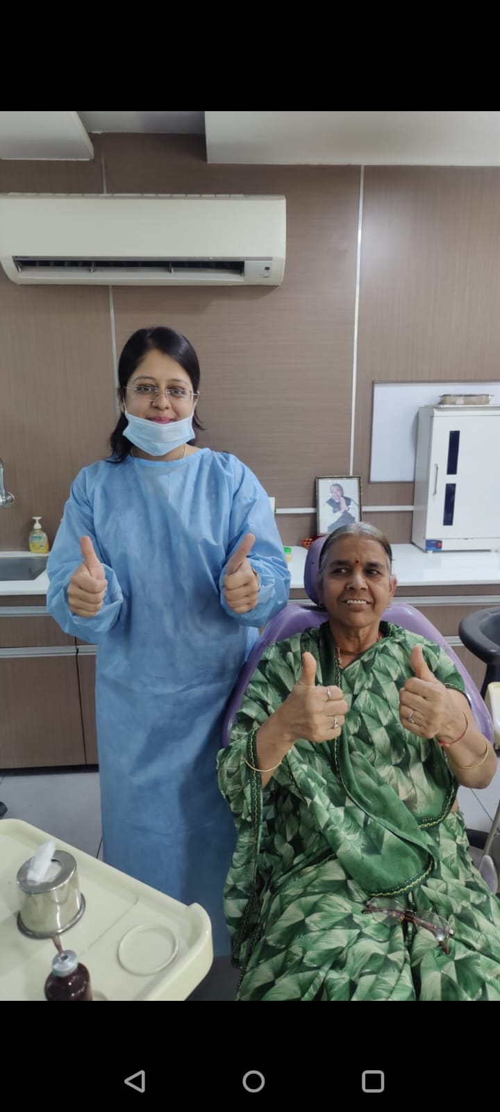 Happy patient at The Dental Studio Indore