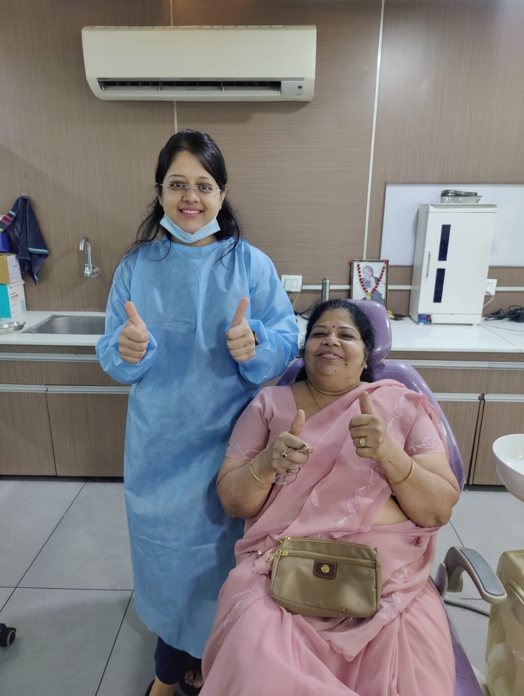 Happy patient at The Dental Studio