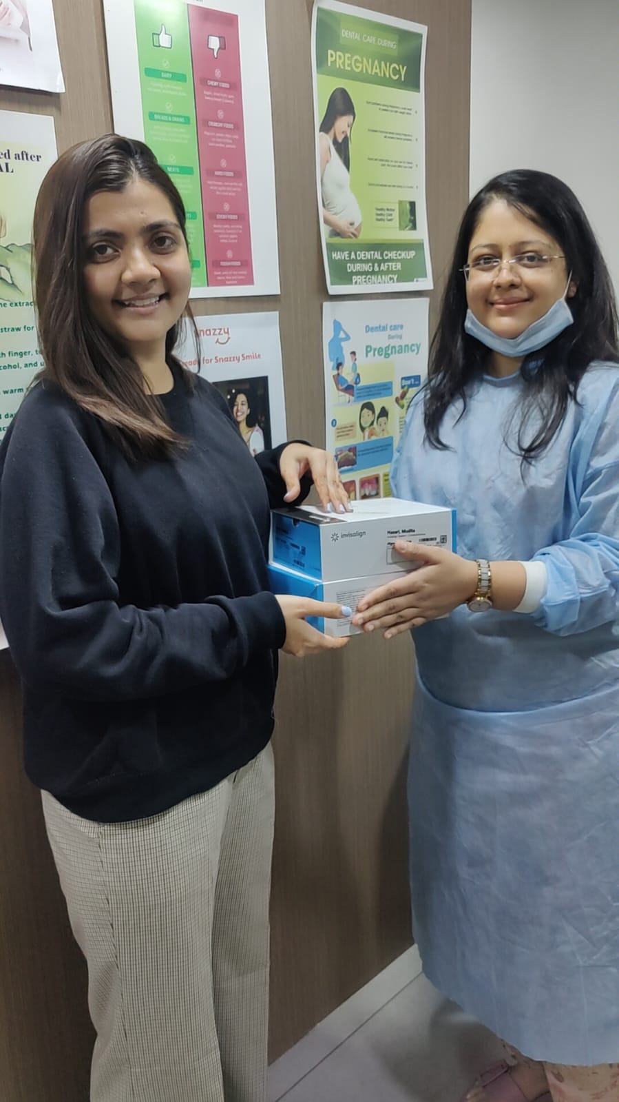 Invisalign handover at Dental Studio Indore